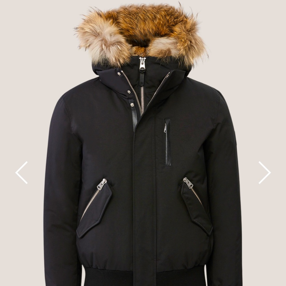 Almost New Mens Mackage Winter Jacket size L/42 in black.